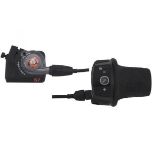 Poign&eacute;e tournante Sturmey Archer pour moyeu Sram 7S - Noir