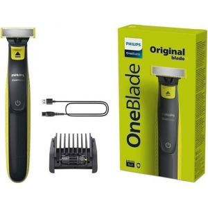 Rasoir Électrique - PHILIPS - OneBlade QP2724/20 - Autonomie 45 min - Étanchéité totale - Sabot 5 en 1