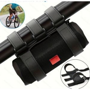 Support de Haut-Parleur Portable sans Fil Bluetooth 7-12 Pouces - AQSACOKIYA - Sangle R&eacute;glable pour Chariot de Golf V&eacute;lo