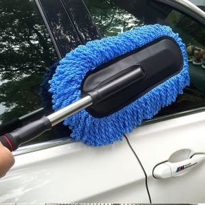 Brosse Lavage Voiture Nettoyage 62-76cm Vadrouille Lavage T&eacute;lescopique Nettoyage Balai Pinceau