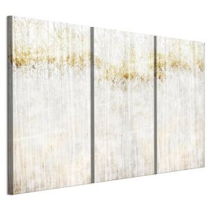 Tableau Decoration Murale - LUMASOUL - 5-1-3-0-2-2-10-3 - Moderne Motif - 3 parties - Beige - 90x60 cm