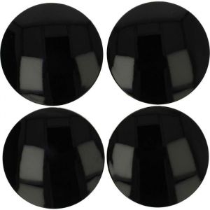 4x Cache-moyeu centre de roue compatible avec ATS voitures 64 mm noir plastique