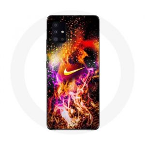 Coque - MANIACASE - Samsung Galaxy A51 5G - Nike - Color&eacute;e - Souple