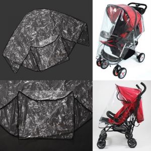 Couverture pour bébé Carriage poussette universel en plastique imperméable pour protéger les enfants