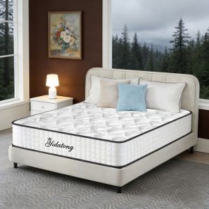 Matelas - YIDATONG - RIV006 - 140x190 cm - 30 cm - 10 zones ressorts ensach&eacute;s mousse m&eacute;moire