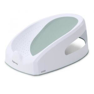 INGENUITY Transat de bain bébé fille antidérapant de 0 à 6 mois ou 9kg transat perforé pour laisser couler leau Vert