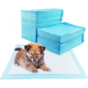 100 Pièces Tapis Absorbant Chien 33 × 45 cm Alaise Jetable Alèse Pipi Propreté Educateur Chien Animaux Aleze Impermeable Pee Pad