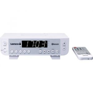 Lenco KCR-100 Radio de cuisine FM Bluetooth blanc
