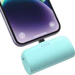 Batterie Externe Pour Iphone 5200Mah 18W Pd Mini Chargeur Portable Power Bank Avec Deux Sorties Et Entr&eacute;es De Charge