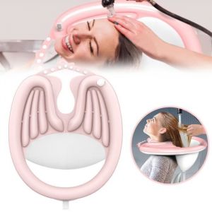 Lave-tête Bac à shampoing amovible plateau bassin gonflable en PVC portable