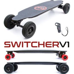 Skate électrique convertible - EVO SPIRIT - Switcher V1 - Batteries Lithium - Tout terrain et longboard