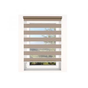Store enrouleur jour nuit TAUPE 55 x 150 cm