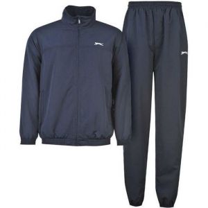 Jogging Homme - Slazenger - Marine Grande Taille - Bleu - Manches longues - Élastique aux chevilles
