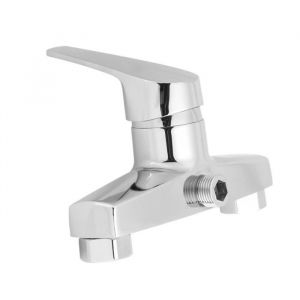 SURENHAP Robinet de douche Mitigeur de baignoire en alliage de zinc pour baignoire de salle de bain Mitigeur mural bricolage salle