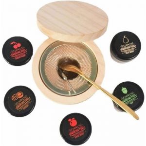 Les 5*30PCS Kit de fumoir &agrave; cocktail kit de fumoir de boisson avec 4 saveurs de copeaux de bois kit de fumoir &agrave; whisky pour Mu VERRE