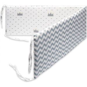 Tour de Lit B&eacute;b&eacute; en coton Pare-choc Literie &eacute;paississant 130x30x2.5 cm-CB3003