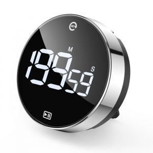 Minuteries de Cuisine numériques Minuteur Electronique Compte à rebours à Grand écran LED pour Cuisson Étudier fitness