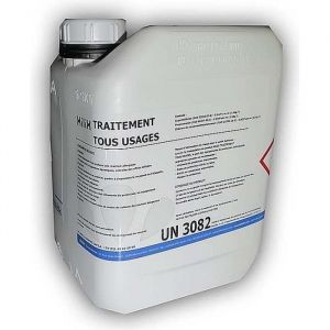 Insecticide et fongicide - NUISIPRO - Traitement Bois - Bidon de 5L - Protection durable - Double action