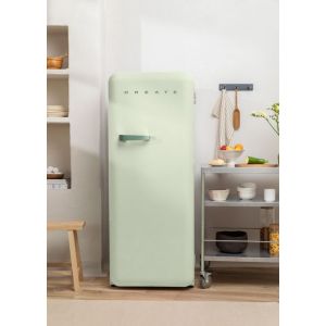 Réfrigérateur rétro - 281L - Vert - Design années 50 - ECO Friendly - Compartiments modulables