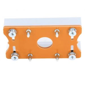 SALUTUYA Plaque Insert pour Table de Défonceuse Bois 65mm Support Aluminium