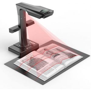 ET24 Pro Scanner de livres professionnel 24MP avec HDMI Scanner de livres A3 avec laser Scanner de documents OCR