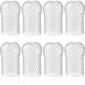 Lot de 8 Crapaudine de Gouttière en Aluminium Filtres de Gouttière Flexible et Durable