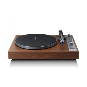 Lenco LBT-515WD - Platine vinyle haut de gamme &agrave; entra&icirc;nement direct avec cellule Ortofon 2M Blue et Bluetooth&reg; - Bois