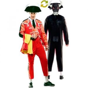 Déguisement Double de Torero y Taureau pour homme