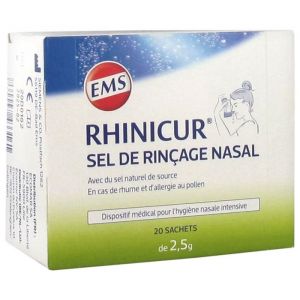 Rhinicur Sel de Rin&ccedil;age Nasal Sachet 20 x 25 g