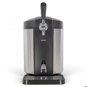 Distributeur de bi&egrave;re - LIVOO - DOM463 - 5 L - Refroidissement thermo&eacute;lectrique - Compatible Heineken