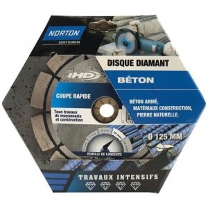 NORTON Disque diamant intensif constructif 125 IHD