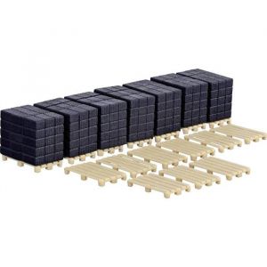 Accessoire mod&eacute;lisme - KIBRI - 38149 - Europalette H0 - Marron - 1 pi&egrave;ce