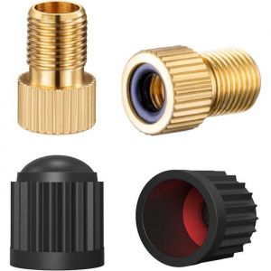 Adaptateur Valve PrestaConversion de Presta en Schrader pour v&eacute;losGonfler Vos pneus avec Une Pompe Standard ou Un compresseur