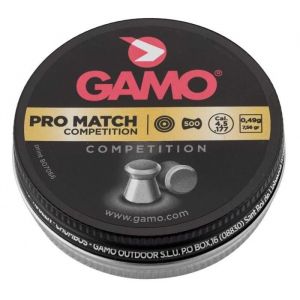BOÎTE DE 500 PLOMBS GAMO PRO MATCH COMPETITION - CALIBRE 4.5MM