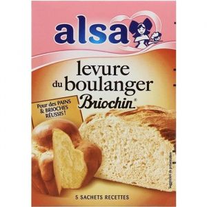 Alsa Levure de Boulanger Briochin 5 Sachets 275 g