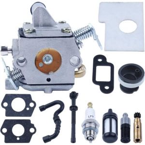 Kit de carburateur pour STIHL MS180 018 MS170 017 Pompe &agrave; huile de filtre &agrave; huile &agrave; mazout &agrave; air