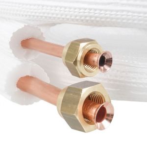 Coupe TUBE CUIVRE 1/4 + 3/8 / 1 mètre / FRIGORIFIQUE CLIMATISATION LIAISON