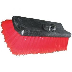 PRONET - Brosse rouge bifaces 25cm fibres souples