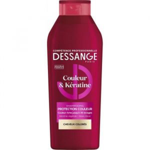 DESSANGE Shampoing Protection couleur pour Cheveux color&eacute;s Couleur et K&eacute;ratine