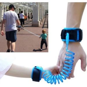 Bracelet Laisse Cordon Anti perte S&eacute;curit&eacute; B&eacute;b&eacute; Enfant Attache Poignet Foule
