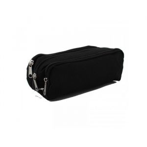 Trousse - Scolaire - Noir - 3 compartiments - Ulmann