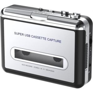LECTEUR CD Lecteur de Cassette Portable Baladeur Cassette Audio Bande à MP3 convertisseurConvertir de Walkman Casette en mp3 via