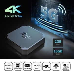 Android TV BOX - X96Mini  2GB + 16GB  TV Box  Android 11.0  2.4G WiFi 4K Lecteur Multim&eacute;dia TV Box