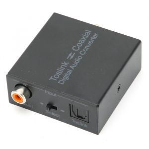 Sonew Adaptateur audio num&eacute;rique bidirectionnel coaxial Convertisseur audio optique vers coaxial Commutateur bidirectionnel SPDIF