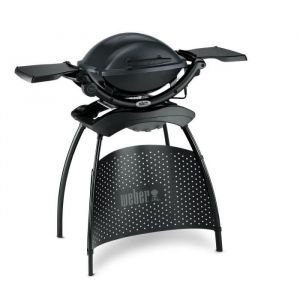 Weber Q 1400 2200 W Barbecue Electrique Chaudron Grille Noir Gris