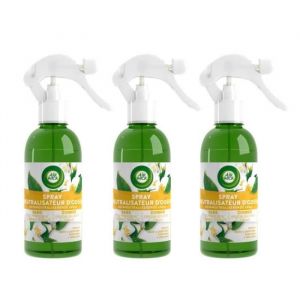 Lot de 3 Sprays de 237 ml Spray Neutralisateur Rosée du Matin ET Jasmin Blanc
