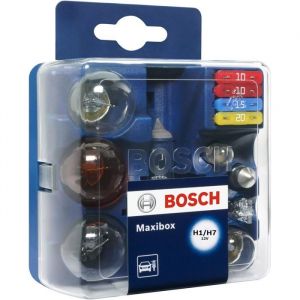Coffret de lampes auto H1 et H7 12 Vensemble d&rsquo;ampoules de rechange pour &eacute;clairage automobilebo&icirc;te compl&egrave;te pour voiture