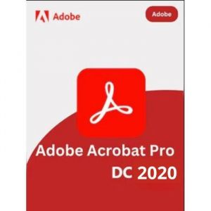 Adobe Acrobat Pro 2020. Version complète - Compatible Windows 64 bits. Produit en téléchargement avec Clé de Licence.