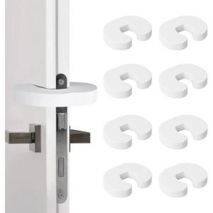 Bloque Porte B&eacute;b&eacute;8Pc Cale Anti Pince Doigt pour Fenetre S&eacute;curit&eacute;Porte Securite Bebe Amortisseur Stop-Porte MousseProtection Doigt