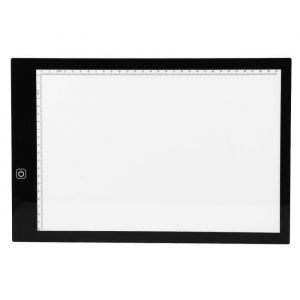 SOULONG Tablette Lumineuse avec 3 Niveaux Luminosité Réglable A2 - A3 - A4 Ultra-mince Table Lumineuse Panneau à Dessin LED